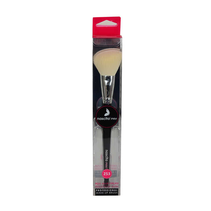 Profesyonel Açılı Allık Makyaj Fırçası – 253 Angled Blush Brush