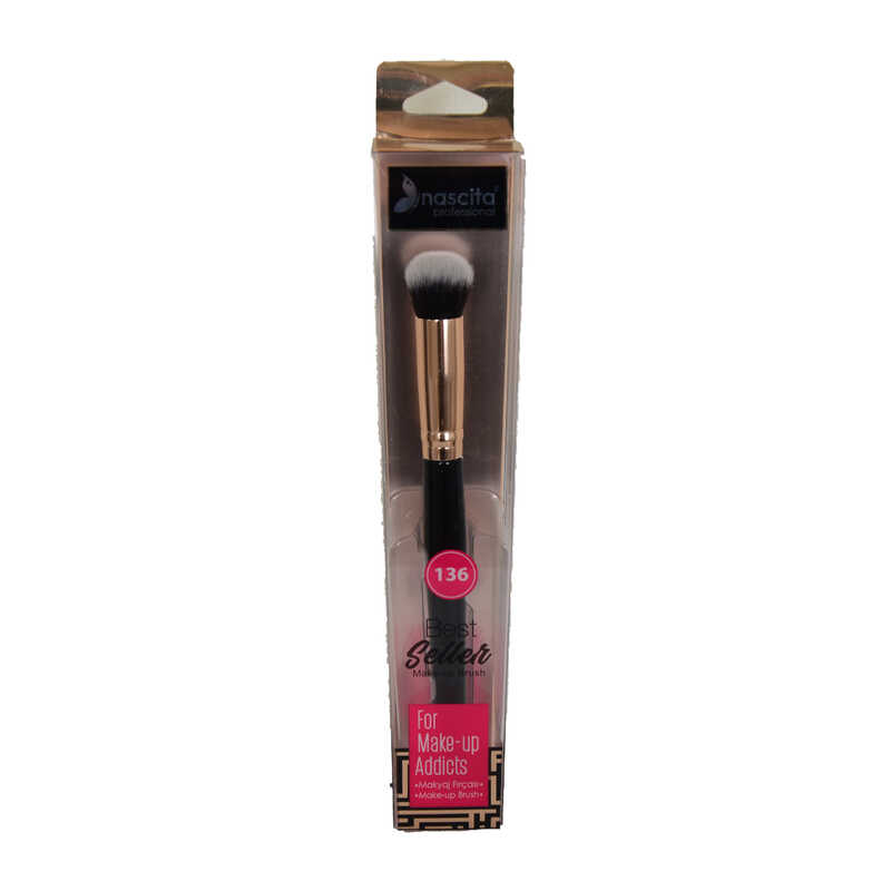 Profesyonel Oval Yapılı Kapatıcı Makyaj Fırçası – 136 Oval Concelear Brush