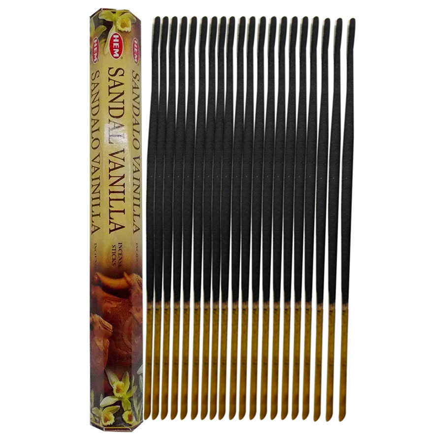 Sandal Vanilya Kokulu 20 Çubuk Tütsü – Sandal Vanilla
