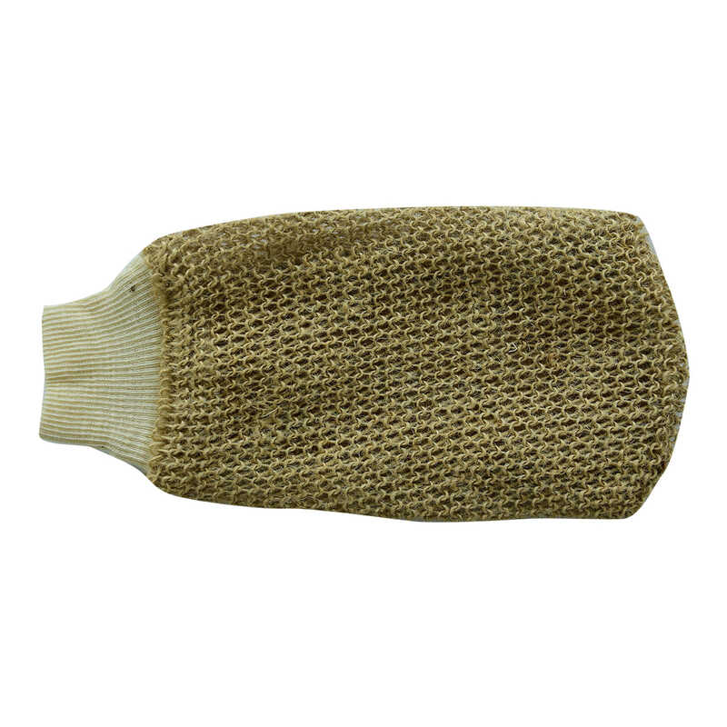 Sisal Lastikli El Geçmeli Eldiven Masaj Kesesi 11×23 Cm